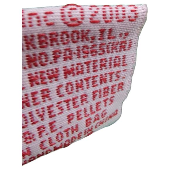 Vintage 1998, 2002 Holiday 14" Reindeer Teddy Beanie Baby Christmas PJs 9" Bear - Picture 16 of 16